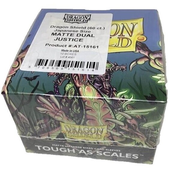 Dragon Shield Japanese Size Matte Dual Justice Case 10 Boxes AT-15161 USA NEW - Picture 1 of 7